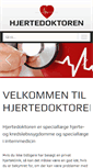 Mobile Screenshot of hjertedoktoren.dk